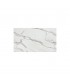 Tavolo allungabile Etna 140/180/220 cm effetto Marmo Statuario con base in metallo Bianco