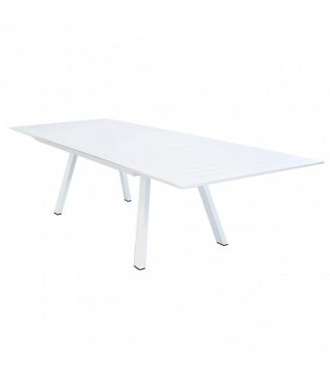 Tavolo da giardino allungabile Egeo XL 200–300 × 110 cm in alluminio