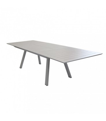 Tavolo da giardino allungabile Egeo XL 200–300 × 110 cm in alluminio