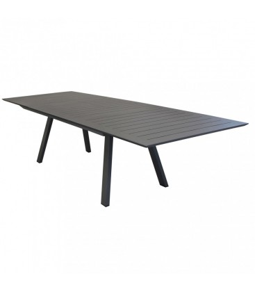 Tavolo da giardino allungabile Egeo XL 200–300 × 110 cm in alluminio