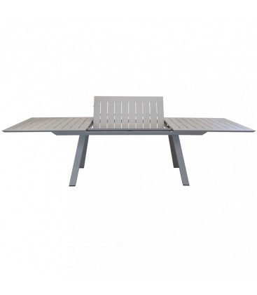 Tavolo da giardino allungabile Egeo XL 200–300 × 110 cm in alluminio