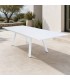 Tavolo da giardino allungabile Egeo XL 200–300 × 110 cm in alluminio