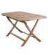 Tavolo da giardino pieghevole Brisa 150×80 cm in acacia