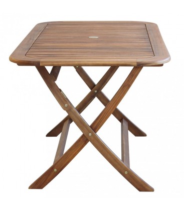 Tavolo da giardino pieghevole Brisa 150×80 cm in acacia