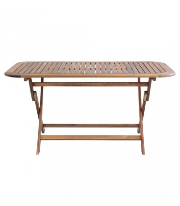 Tavolo da giardino pieghevole Brisa 150×80 cm in acacia
