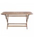 Tavolo da giardino pieghevole Brisa 150×80 cm in acacia