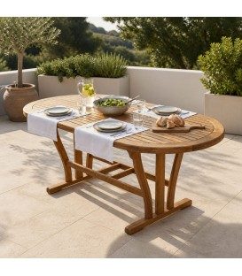 Tavolo da giardino ovale Selva 150