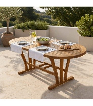 Tavolo da giardino ovale Selva 150