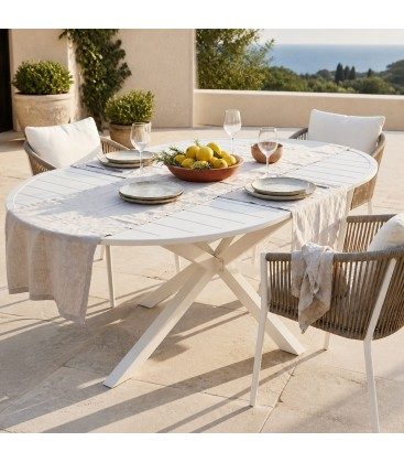 Tavolo da giardino rotondo Aurelia 150