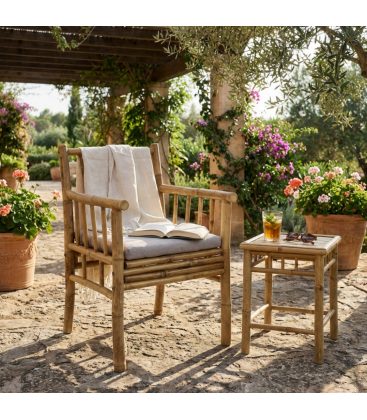 Poltrona da giardino in bambù Ischia - dettaglio 1