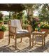 Poltrona da giardino in bambù Ischia - dettaglio 1