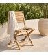 Sedia pieghevole da giardino in teak Versilia