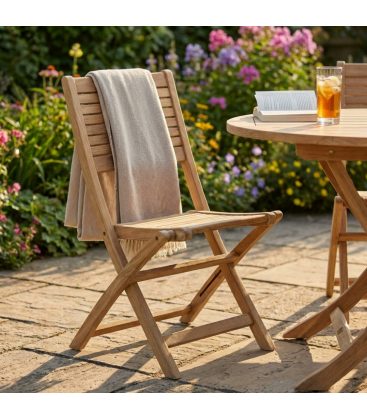 Sedia pieghevole da giardino in teak Versilia - dettaglio 2