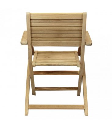 Poltrona pieghevole da giardino in teak Maremma - dettaglio 6