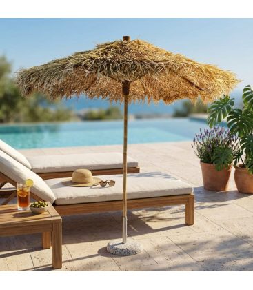 Ombrellone da giardino Tahiti Ø2,5 in bambù - dettaglio 1