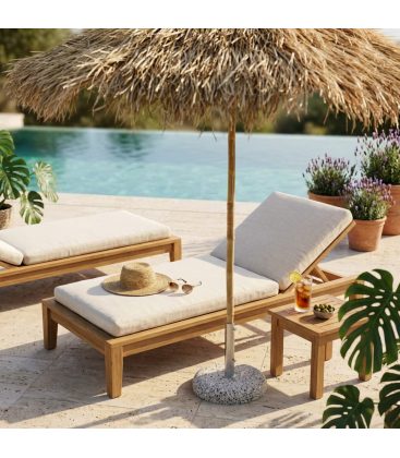 Ombrellone da giardino Tahiti Ø2,5 in bambù - dettaglio 2