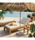 Ombrellone da giardino Tahiti Ø2,5 in bambù - dettaglio 2