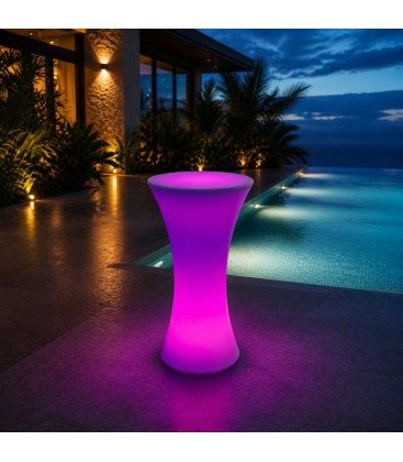 Tavolino luminoso da esterno Vega