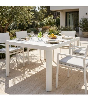 Tavolo da giardino allungabile Bellagio 100/150×150 - dettaglio 3