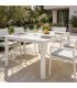 Tavolo da giardino allungabile Bellagio 100/150×150 - dettaglio 3