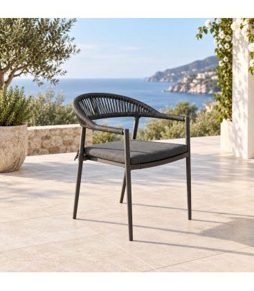 Poltrona da giardino impilabile Nerea