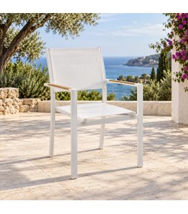 Poltrona da giardino impilabile Ortona