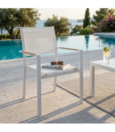 Poltrona da giardino impilabile Ortona - dettaglio 1
