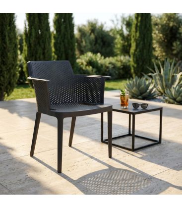 Poltrona da giardino impilabile Elide - dettaglio 1