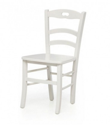 Set Tavolo quadrato allungabile + Sedie Rochelle seduta massello Bianco