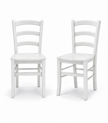 Set Tavolo da cucina 160 x 85 allungabile + 6 Sedie Legno massello