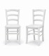 Set Tavolo da cucina 160 x 85 allungabile + 6 Sedie Legno massello