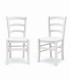 Set Tavolo da cucina 160 x 85 allungabile + 6 Sedie Legno massello