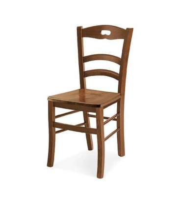 Set Tavolo rettangolare allungabile + Sedie Rochelle seduta massello Noce