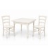 Set Tavolo da cucina 160 x 85 allungabile + 6 Sedie Legno massello