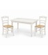 Set Tavolo da cucina 160 x 85 allungabile + 6 Sedie Legno massello