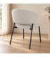 Sedia Prisca nero/rock – con rivestimento effetto mélange in una seconda ambientazione