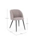 Sedia Queen visone – con rivestimento effetto bouclé dimensioni e misure