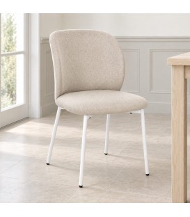 Sedia Erisa tortora – con rivestimento in poliestere