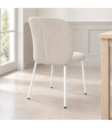Sedia Erisa tortora – con rivestimento in poliestere