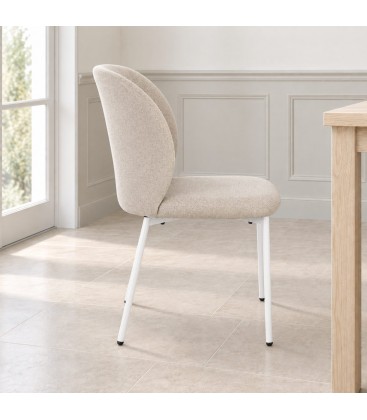 Sedia Erisa tortora – con rivestimento in poliestere