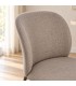 Sedia Erisa coffee – con rivestimento in poliestere