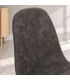 Dettaglio materiali e finiture di Sedia New Irelia nero/microfibra grigio scuro – con rivestimento in poliestere