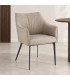 Sedia con braccioli Russell cloud – con rivestimento in poliestere ambientato