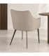 Sedia con braccioli Russell cloud – con rivestimento in poliestere in una seconda ambientazione