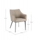 Sedia con braccioli Russell cloud – con rivestimento in poliestere dimensioni e misure