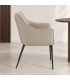 Sedia con braccioli Russell cloud – con rivestimento in poliestere vista da un altra angolazione