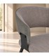 Dettaglio materiali e finiture di Sedia con braccioli Romy grigio – con rivestimento in poliestere