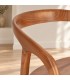 Dettaglio materiali e finiture di Sedia con braccioli Dotty – in legno di teak