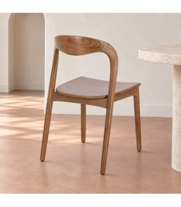 Sedia Miley naturale – in legno di teak in una seconda ambientazione