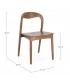 Sedia Miley naturale – in legno di teak dimensioni e misure